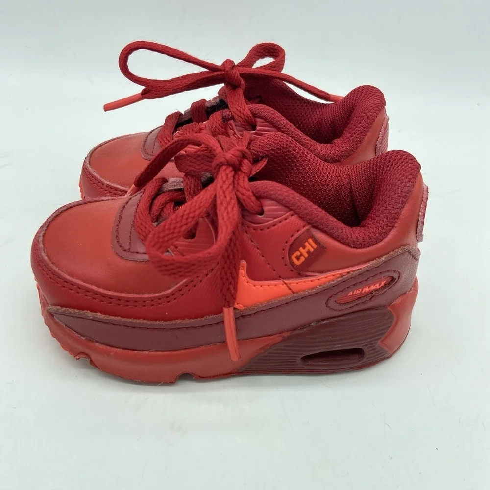 Nike Size 4C Kids Toddler Shoes Athletic Sneakers Running Triple Red Air Max Chi